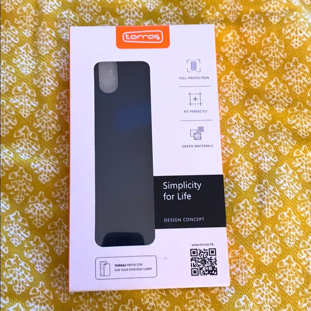 Black iPhone XS case